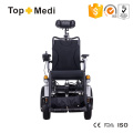 Ángulo de asiento de moda ajustable cómodo silla de ruedas eléctrica de asiento eléctrico
